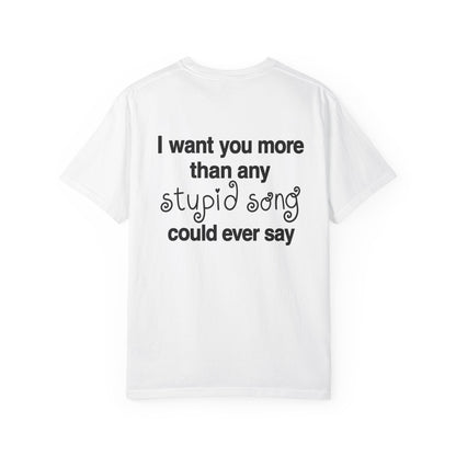 stupid song tee