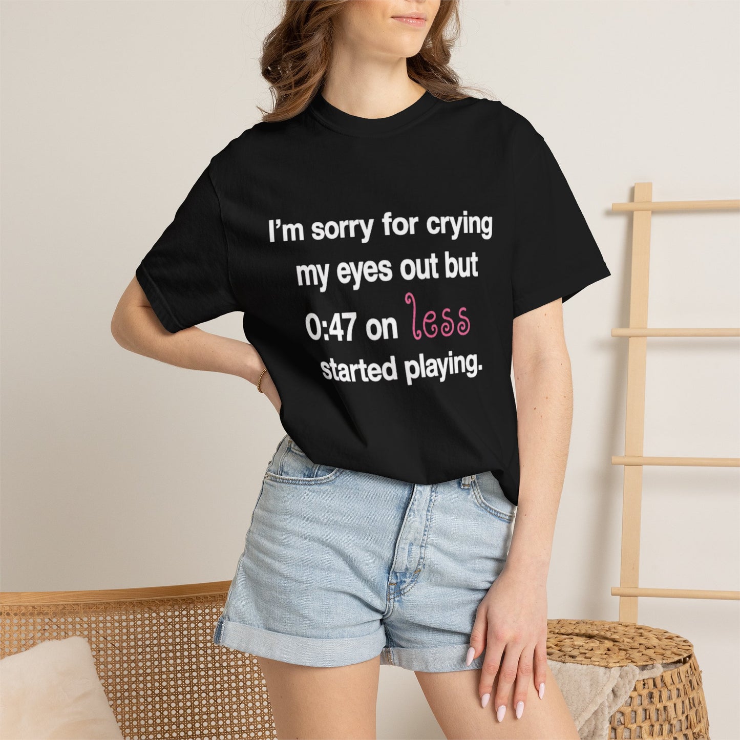 crying my eyes out tee