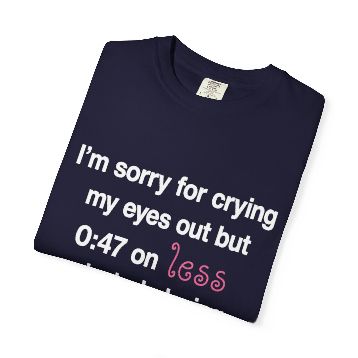 crying my eyes out tee