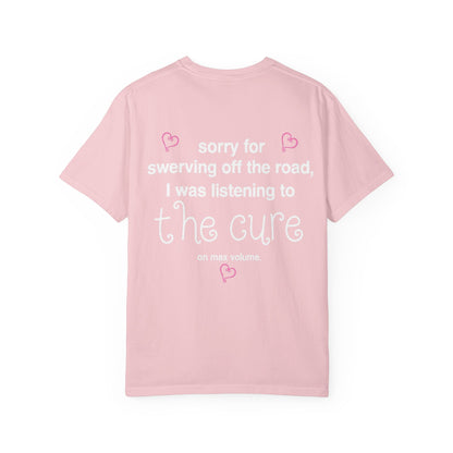 swerving off road "the cure" tee