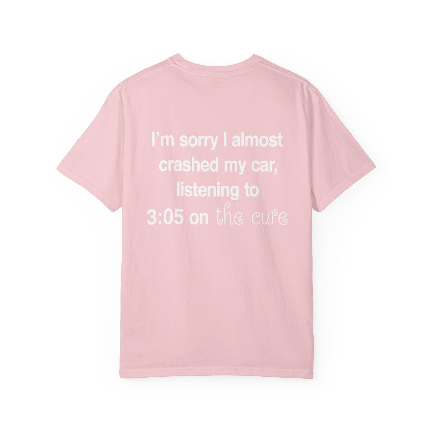 "crashed my car" tee
