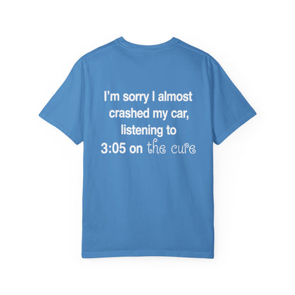 "crashed my car" tee