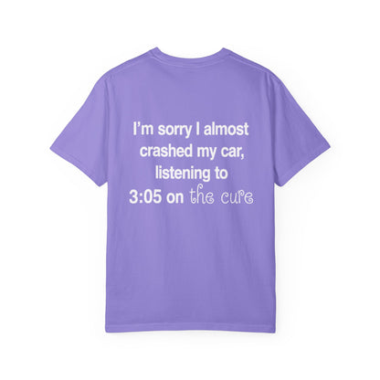 "crashed my car" tee