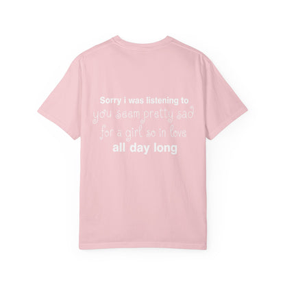 did i sound a little crazy? tee