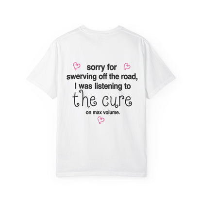 swerving off road "the cure" tee