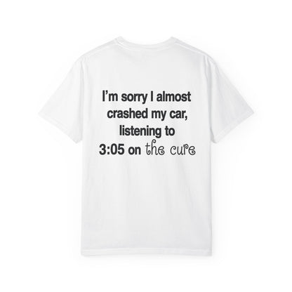 "crashed my car" tee