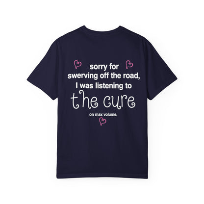 swerving off road "the cure" tee
